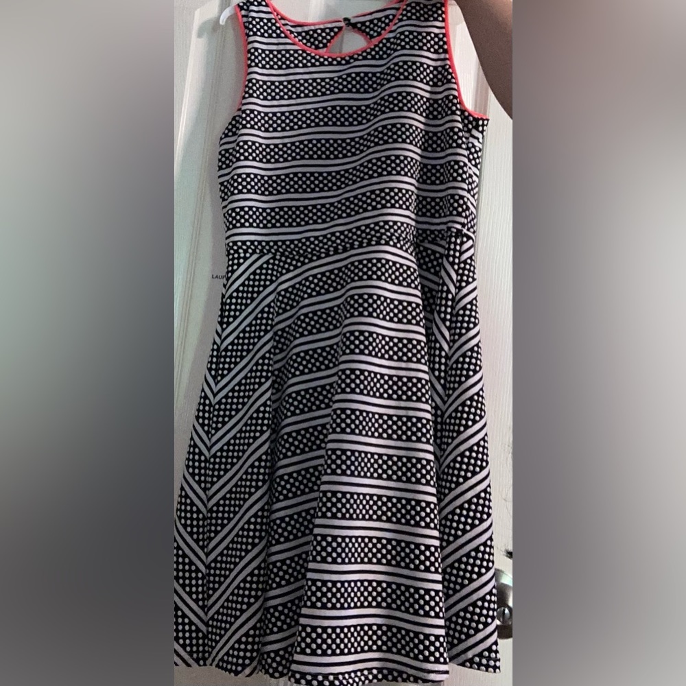 Polka dot, strip dress